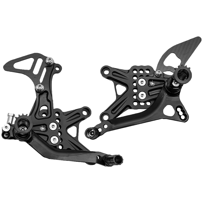 Fußrastenanlage von Spider Racing Kawasaki ZX-6R/636/RR (09-25)