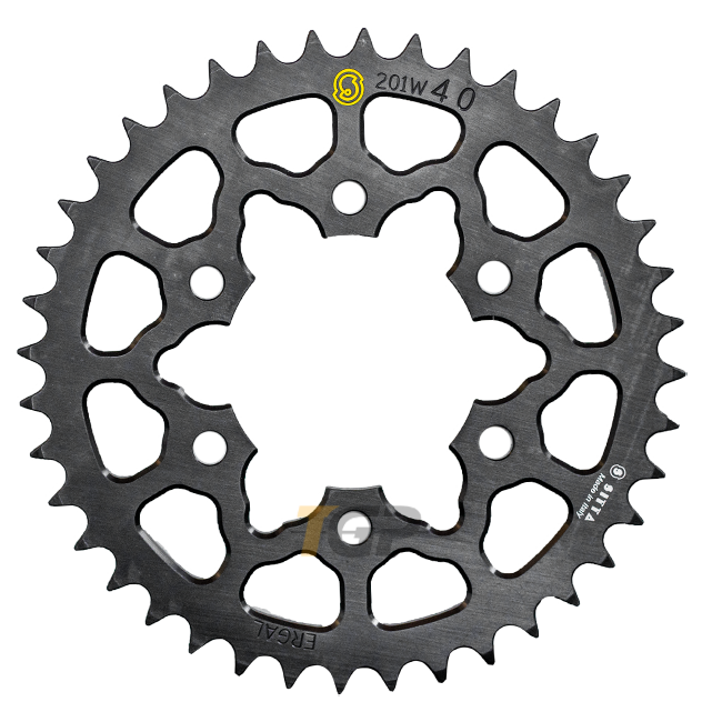 Sitta Aluminium Kettenrad Kawasaki ZX-6R/636/RR (07-25) (201W) – 37-47 Zähne, 520 Teilung