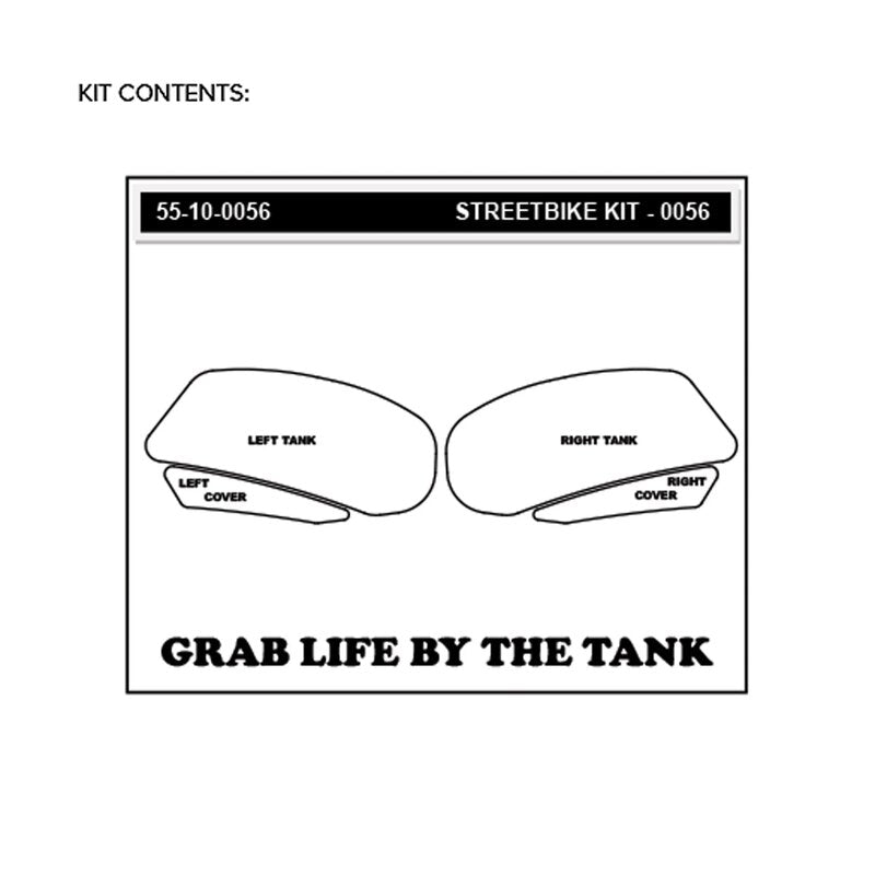 Stompgrip Icon Traction Pads Suzuki GSX-R 1000 (09-16) 55-14-0056