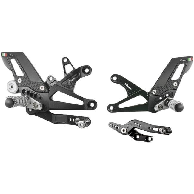 Fußrastenanlage LighTech Triumph Street Triple 765 S / R / RS (17-25) FTRTR005
