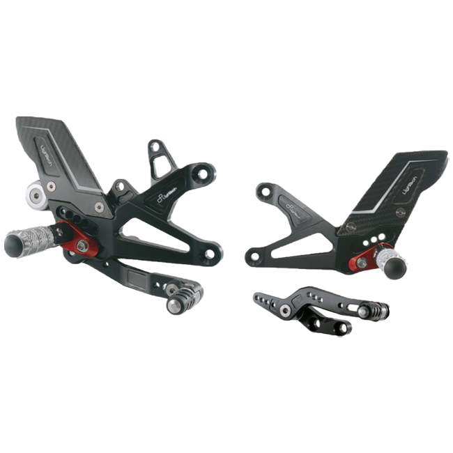 Fußrastenanlage R LighTech Triumph Street Triple 765 S / R / RS (17-25) FTRTR005R