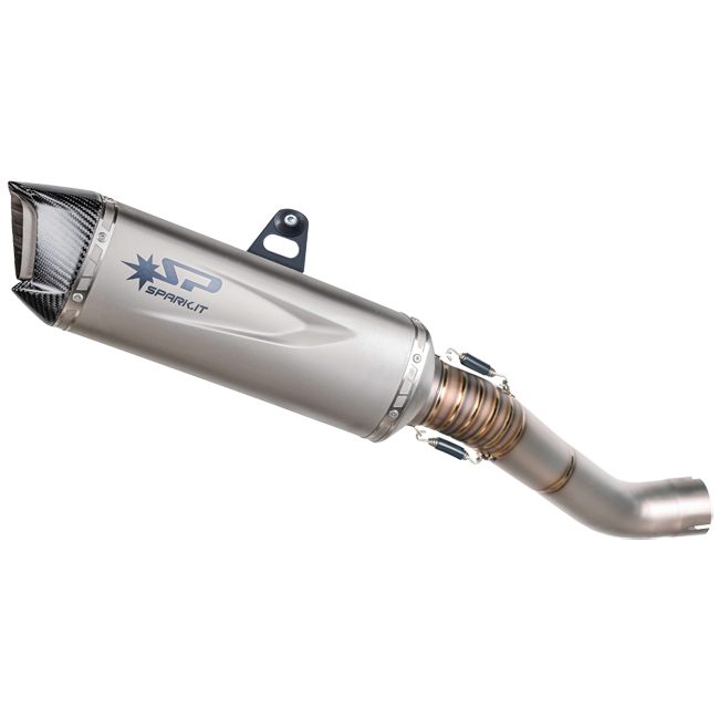 Spark Exhaust Slip-On Force Evo Titanium Aprilia RSV4/RR/1100 Factory (21-25) GAP0407