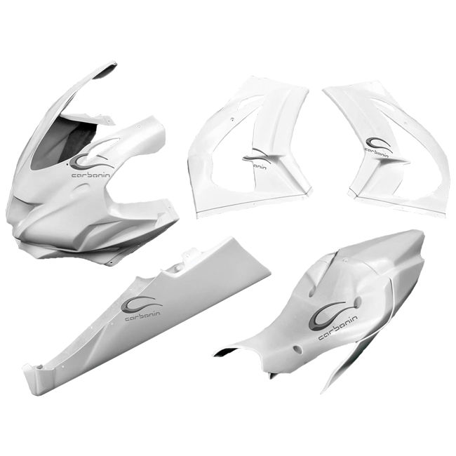 Komplettes Verkleidungsset Avio Fiber Kawasaki ZX-10 R/RR (16-20) Carbonin