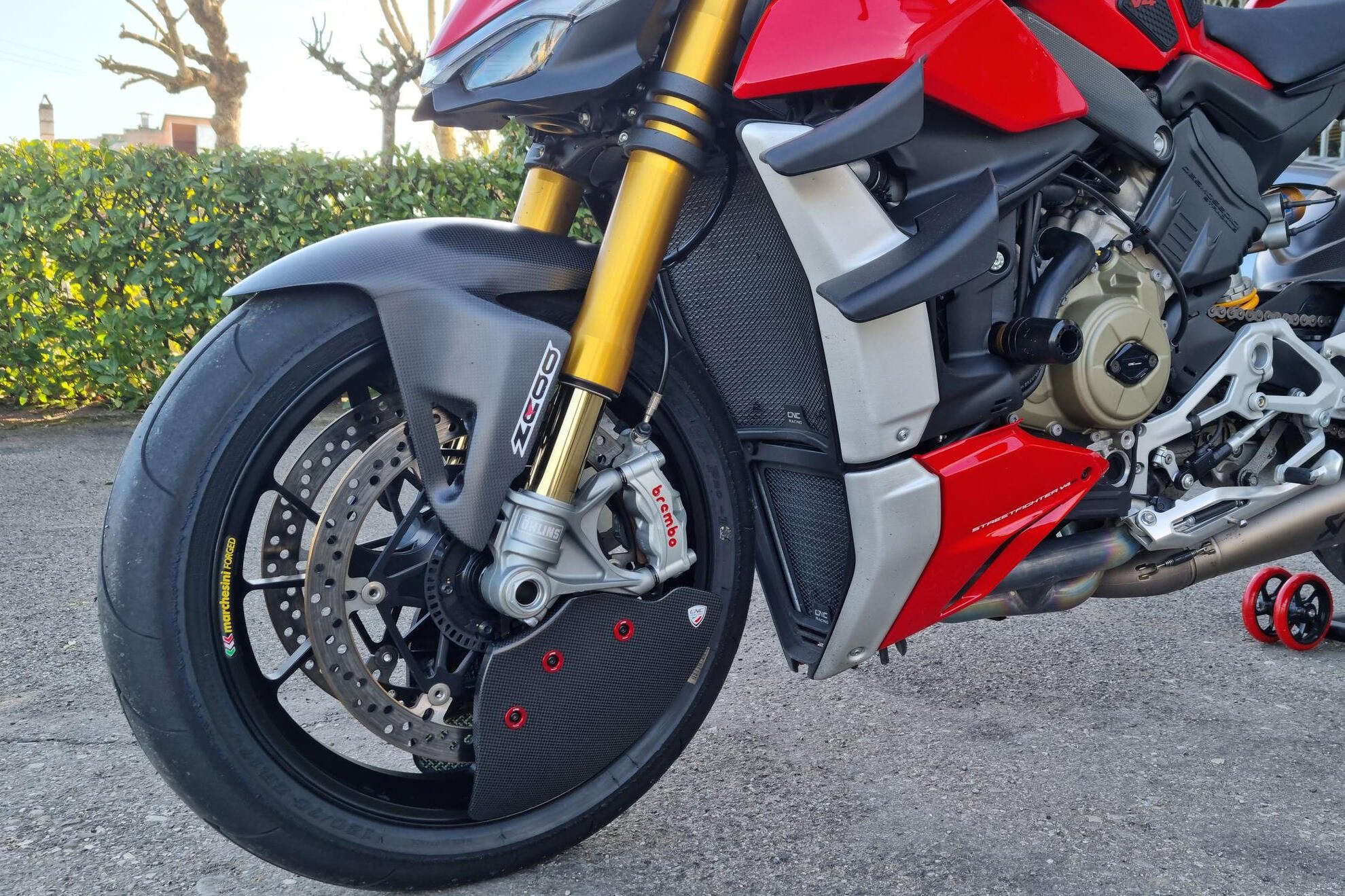 Carbon Bremszangen Kühlung GP Air Ducts Evo Ducati Panigale 1199/S/R (12-17) ZA750Y