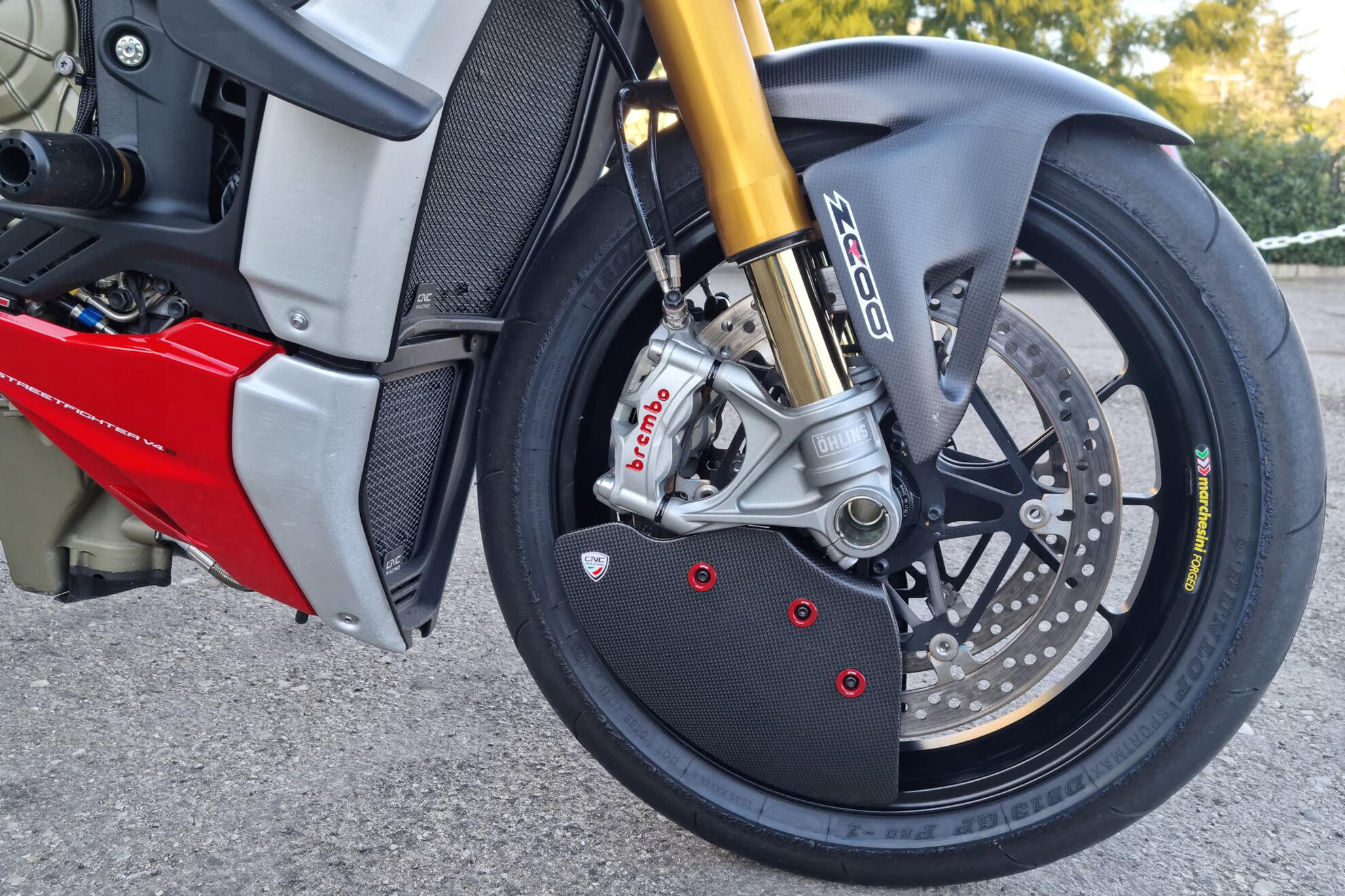 Carbon Bremszangen Kühlung GP Air Ducts Evo Ducati Panigale 1199/S/R (12-17) ZA750Y