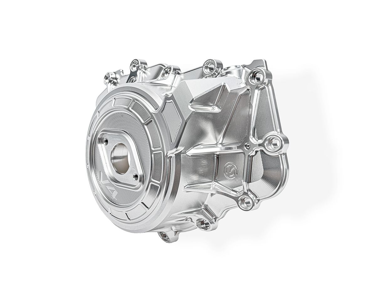 Aluminium-Motorgehäuse links mit Titanschrauben Motocorse Ducati Panigale V4/S/R (18-24)