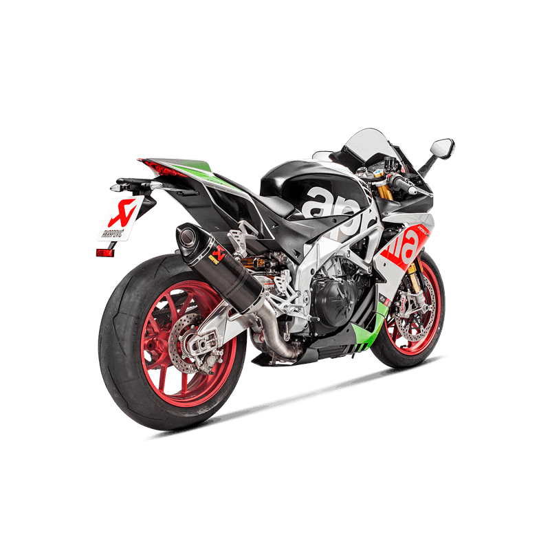 Akrapovic Slip-On Line (Carbon) Aprilia RSV4/1100 Factory/RF/RR (17-20) S-A10SO9-RC