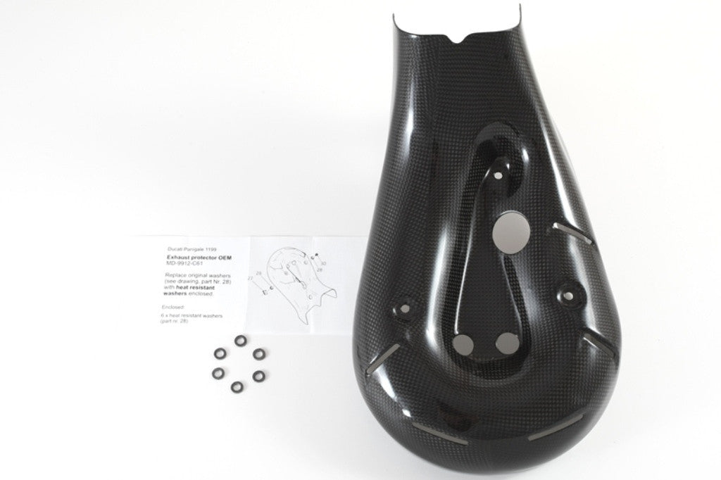 Hitzeschutz Krümmer Carbon Fullsix Ducati Panigale 899 (13-16)