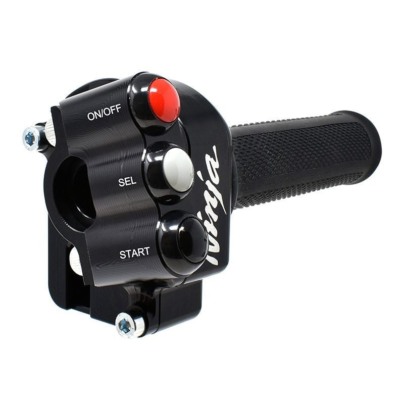 Gasgriffgehäuse mit Lenkerschalter JetPrime Kawasaki ZX-10 R/RR (21-25) JP ACC 054