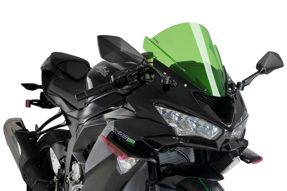 Puig Winglets Spoiler Downforce Kawasaki ZX-6R 636 (18-23) 3176