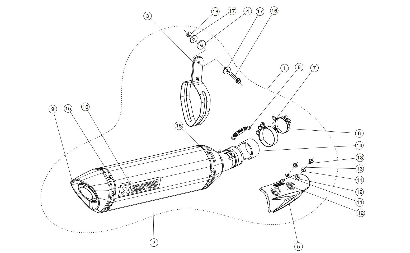 Akrapovic Slip-On Lijn (Koolstof) Suzuki GSX-R 1000 (17-23) S-S10SO12-HRC