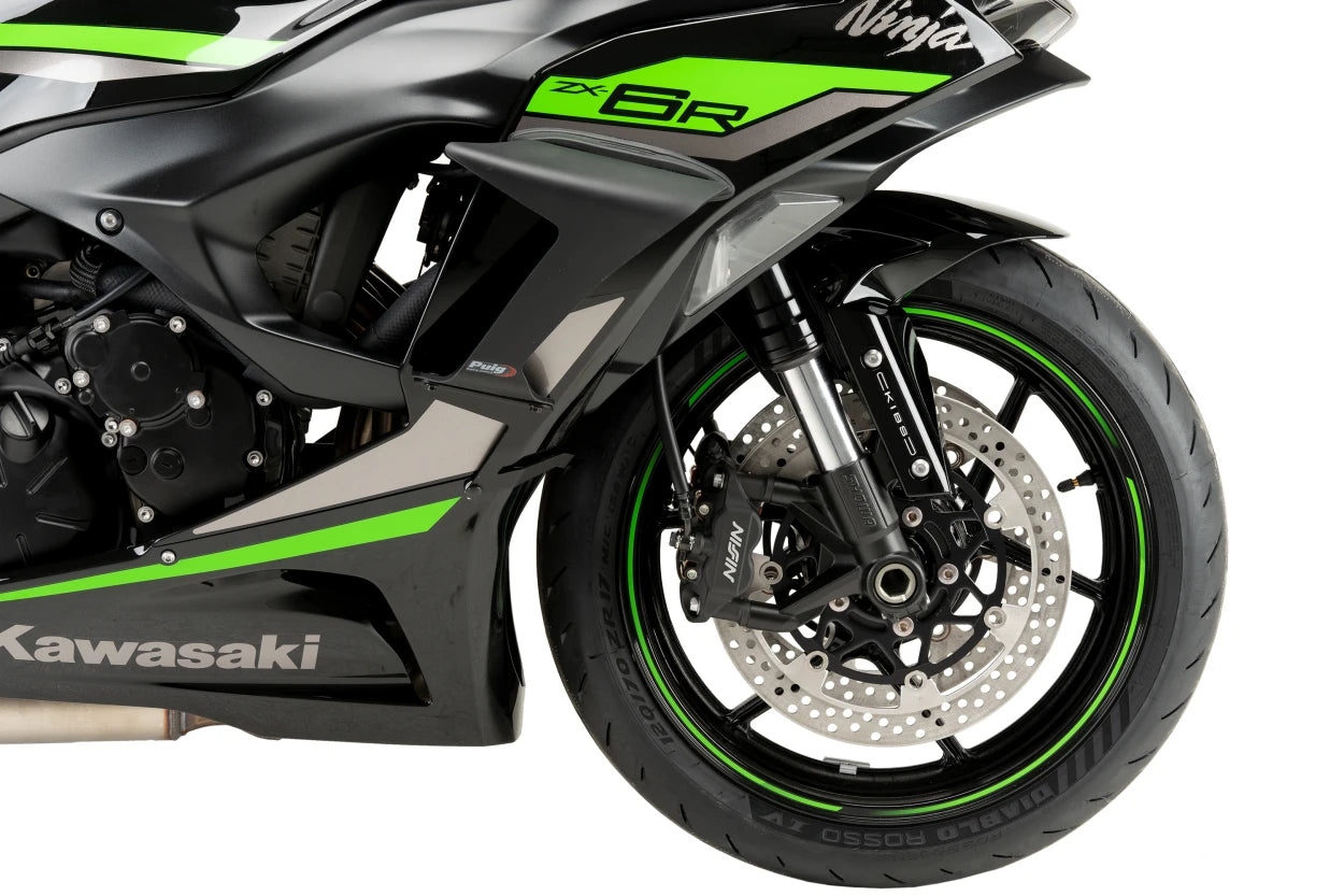 Puig Winglets Side Spoiler Downforce Kawasaki ZX-6 R (24-25) 