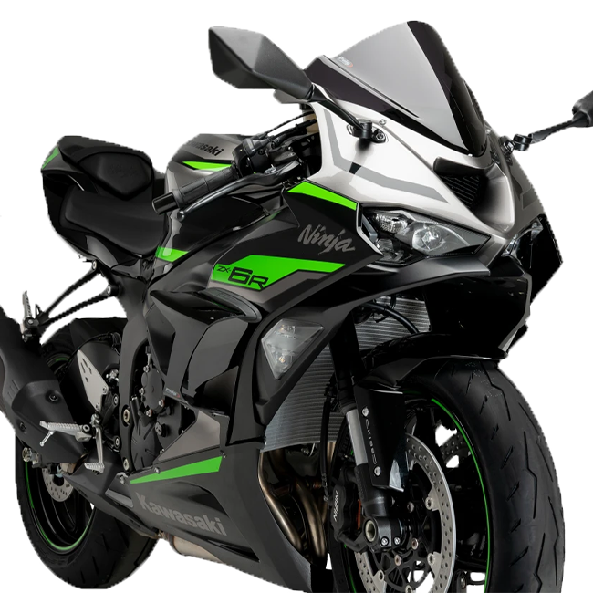 Puig Winglets Side Spoiler Downforce Kawasaki ZX-6 R (24-25) 