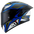 KYT NZ-Race Helm Carbon Stride Glossy Blau/Weiß Y6NZ0024