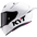 KYT R1R Racing Helm Plain wit glans Y6R100W3 