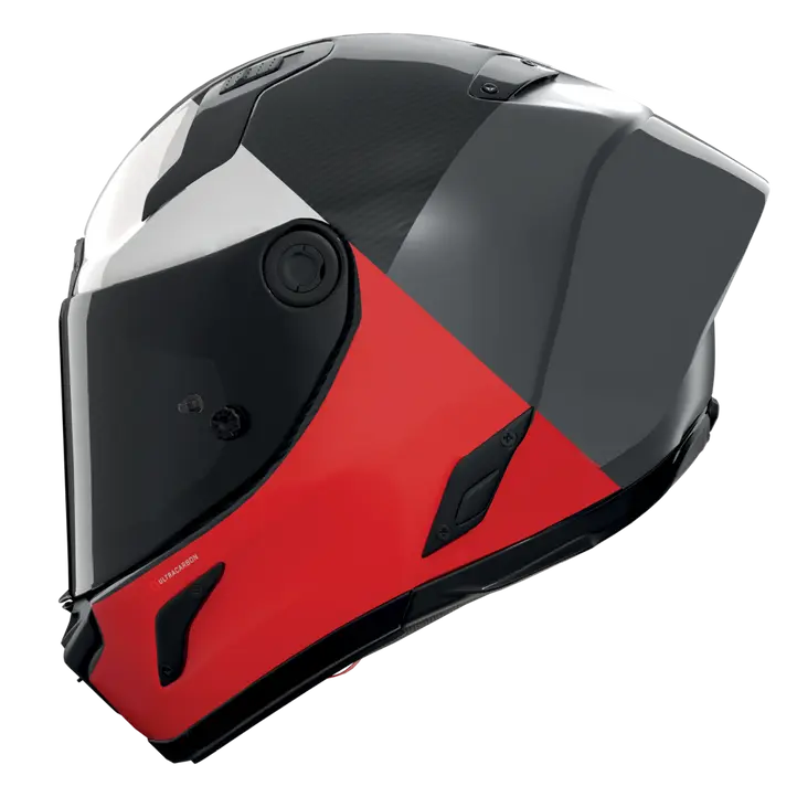 Nolan X-804 RS Helm Ultra Carbon Blocco Rood/Wit 369 