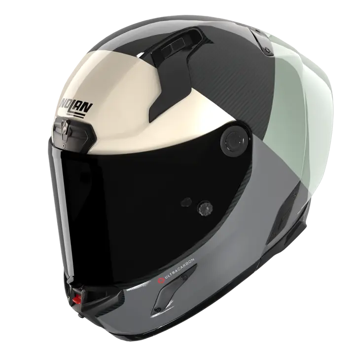 Nolan X-804 RS Helm Ultra Carbon Blocco Groengrijs/Antraciet/Ivoor 370 