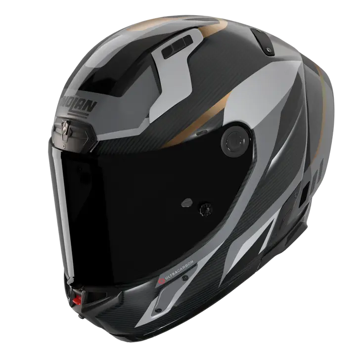 Nolan X-804 RS Helm Ultra Carbon Lesmo Zwart/Grijs/Goud 361 
