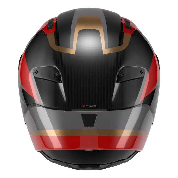 Nolan X-804 RS Helm Ultra Carbon Lesmo Rood/Grijs/Goud 362 