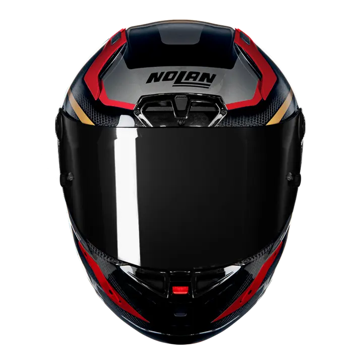 Nolan X-804 RS Helm Ultra Carbon Lesmo Rood/Grijs/Goud 362 