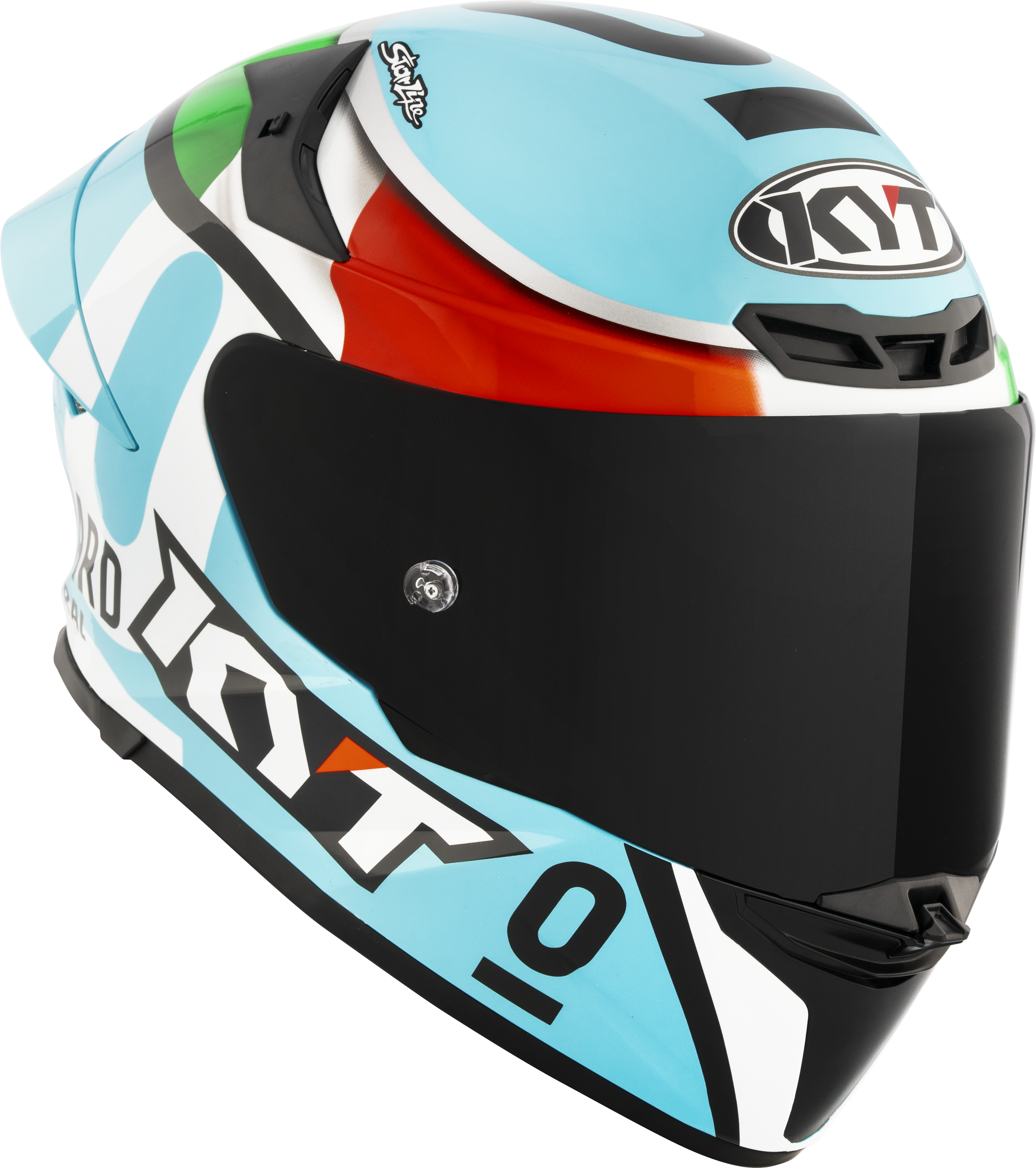 KYT TT-Revo Helm Leopard Racing Replica Italien Tricolore Y6TR0017