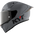 KYT R1R Racing Helm Effen grijs Y6R100W1 